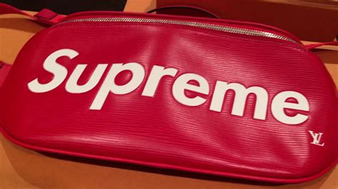 louis vuitton x supreme bum bag|louis Vuitton X supreme cartera.